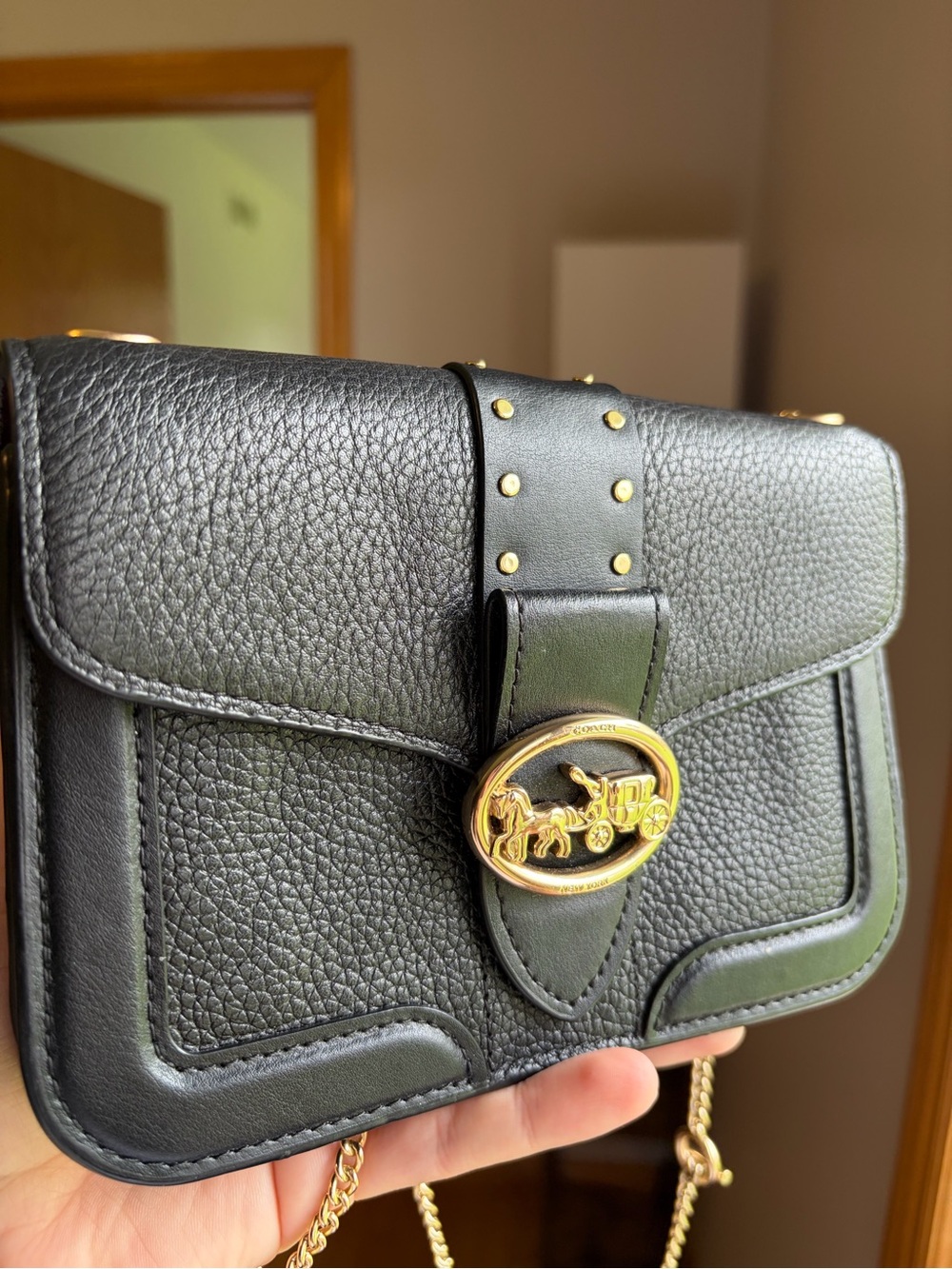 Coach Georgie Crossbody with Rivets - Picture 3 of 6